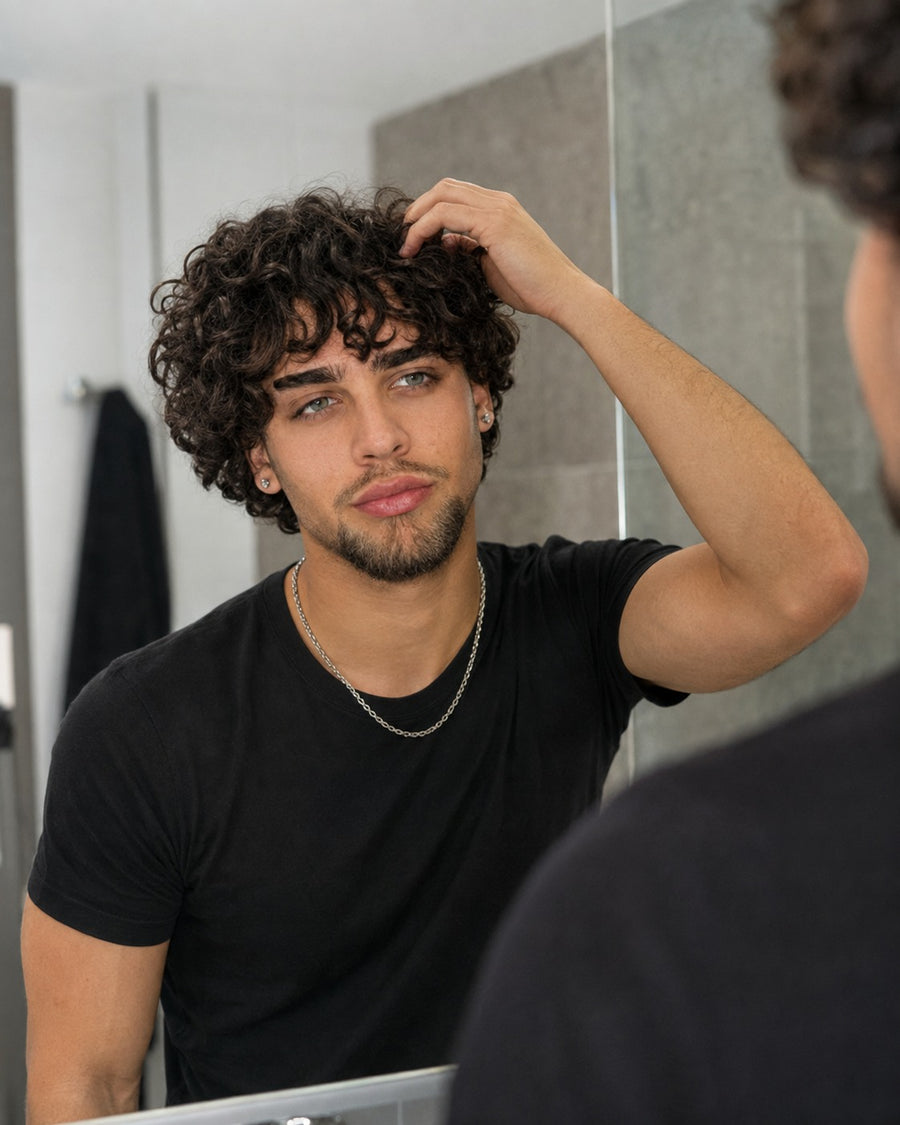 Applying 2Fresh Texture Powder with the precision pump