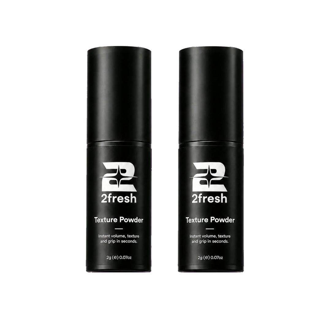 Two 2Fresh Texture Powder bottles