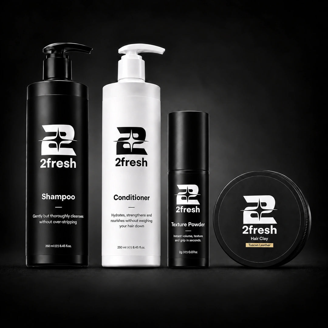 2fresh Shampoo, Conditioner, Texture Powder and Hair Clay