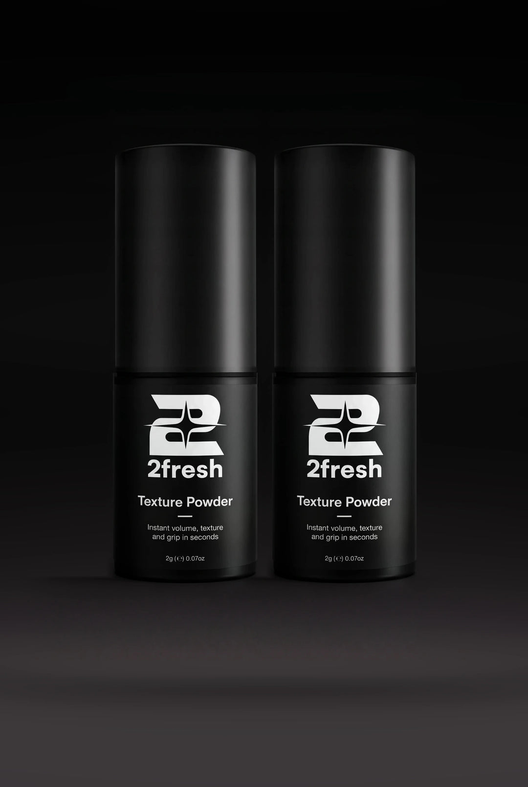 Two 2fresh Texture Powder bottles