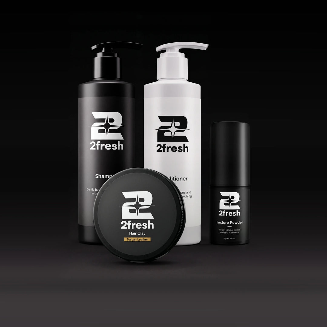 2fresh Shampoo, Conditioner, Texture Powder and Hair Clay