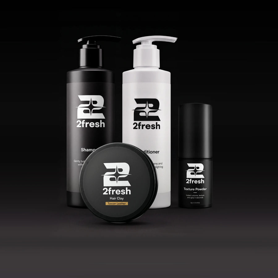 2fresh Shampoo, Conditioner, Texture Powder and Hair Clay