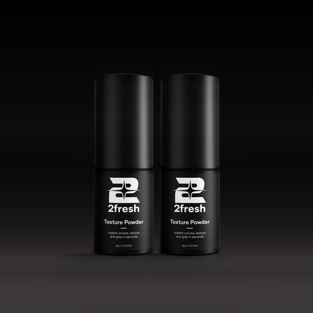 Two 2fresh Texture Powder bottles